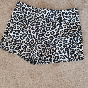 WHBM cheetah print shorts